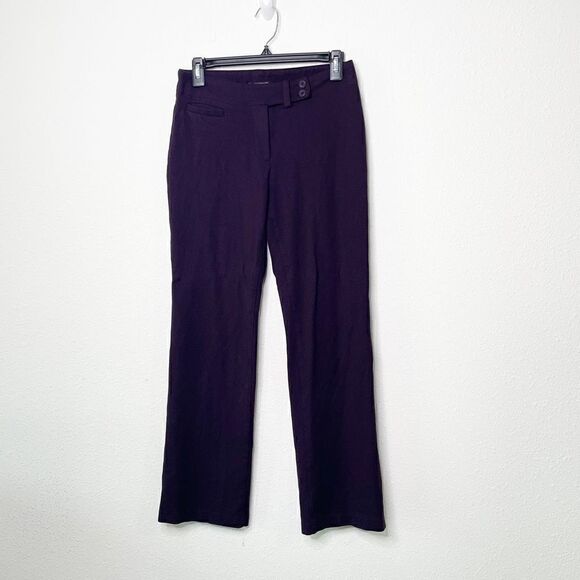 Eileen Fisher Women’s Purple Viscose Soft Stretch Bootcut Dress Pants Size PP - Picture 1 of 7